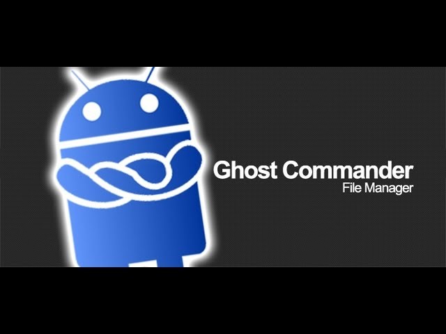 برنامه مدیریت فایل Ghost Commander برای اندروید